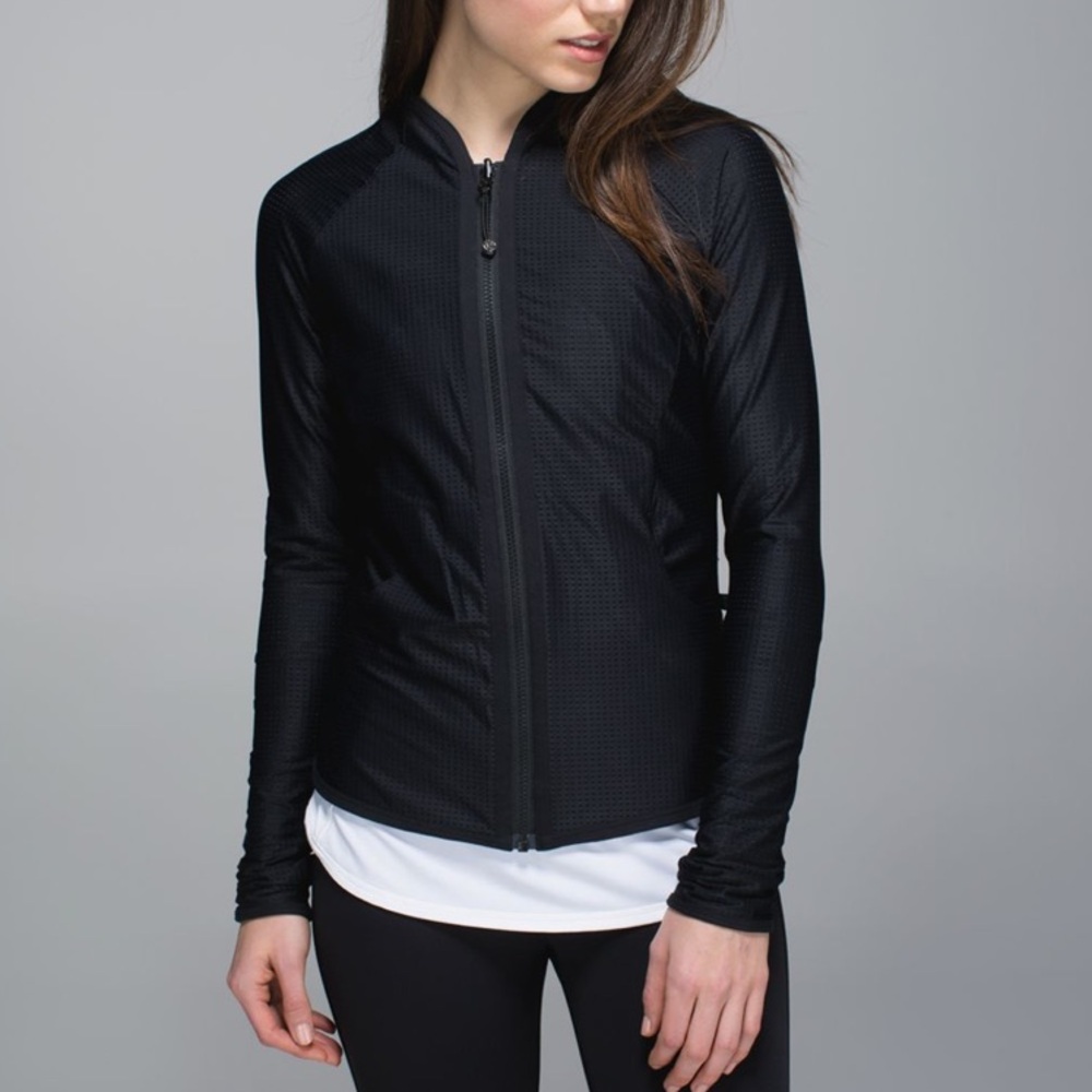 lululemon athletica Black Lightweight Zip-Up Jacket